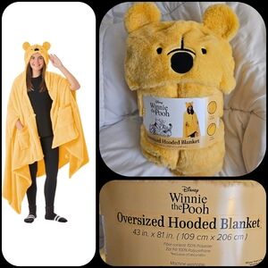 🆕 HOODED BLANKET Winnie the Pooh NWT